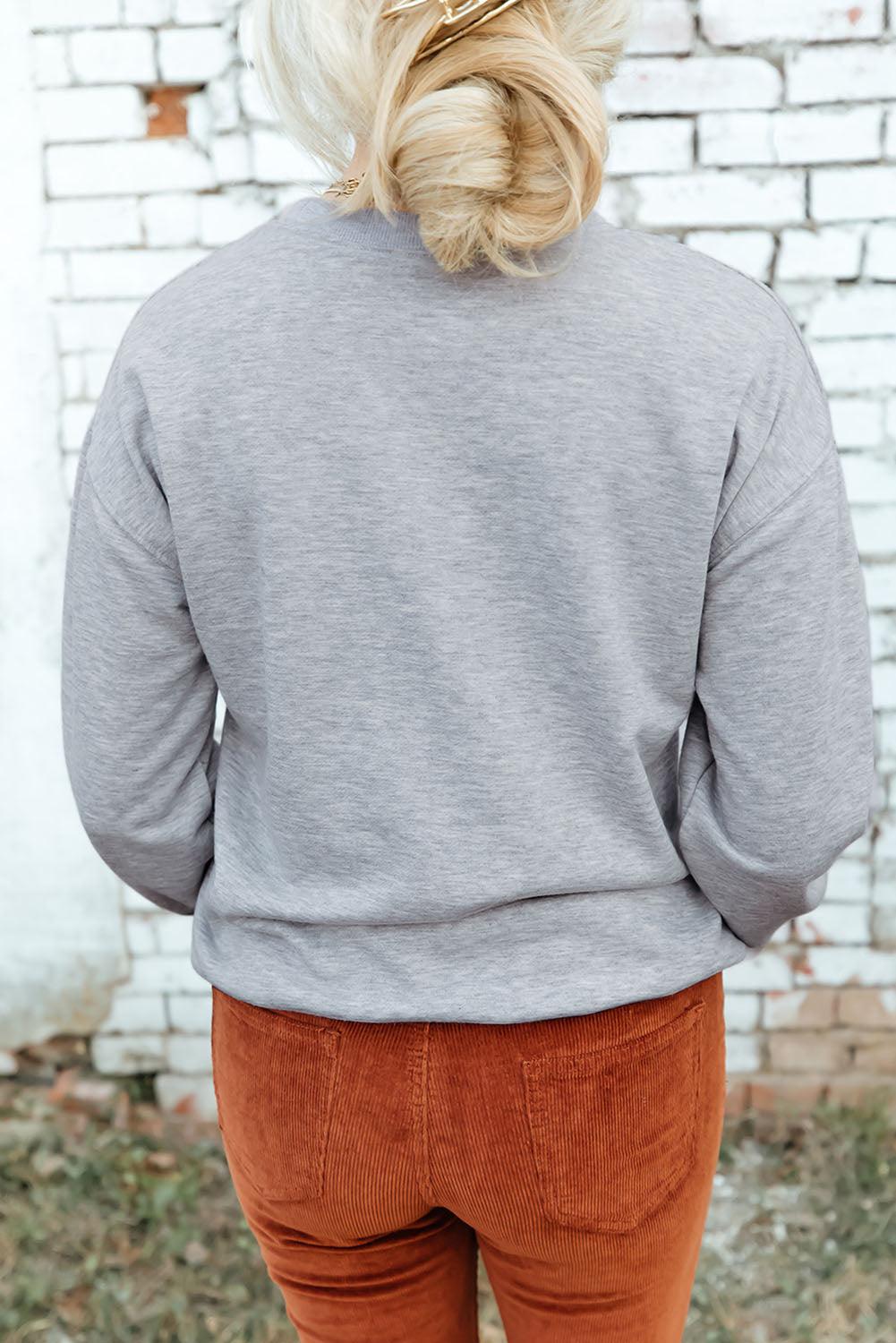 LUCKY Dropped Shoulder Sweatshirt BLUE ZONE PLANET