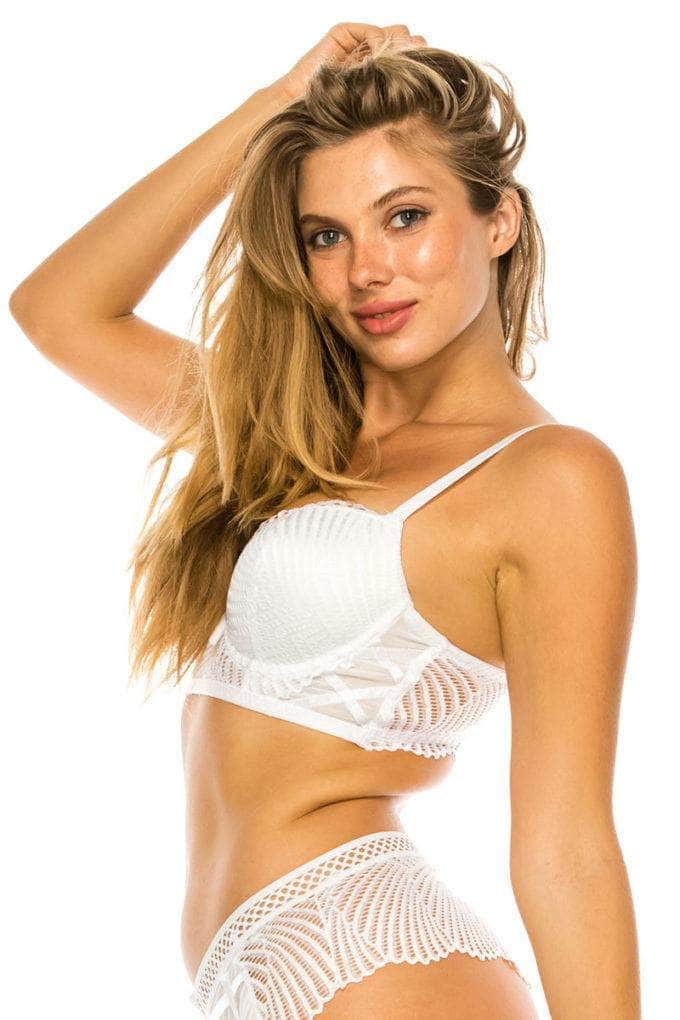 Lace Trim Push Up Bra Blue Zone Planet