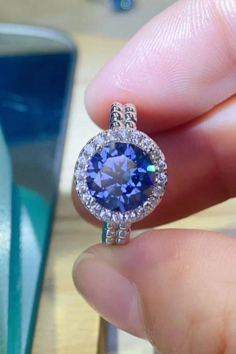 Let It Go 2 Carat Moissanite Ring BLUE ZONE PLANET