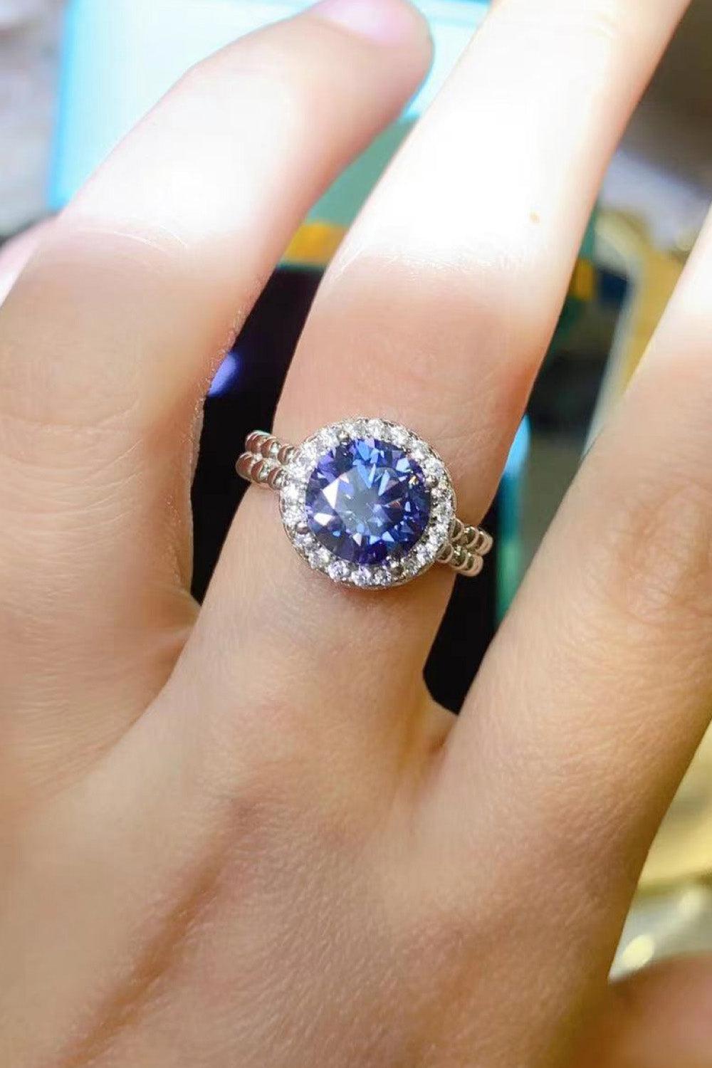 Let It Go 2 Carat Moissanite Ring BLUE ZONE PLANET
