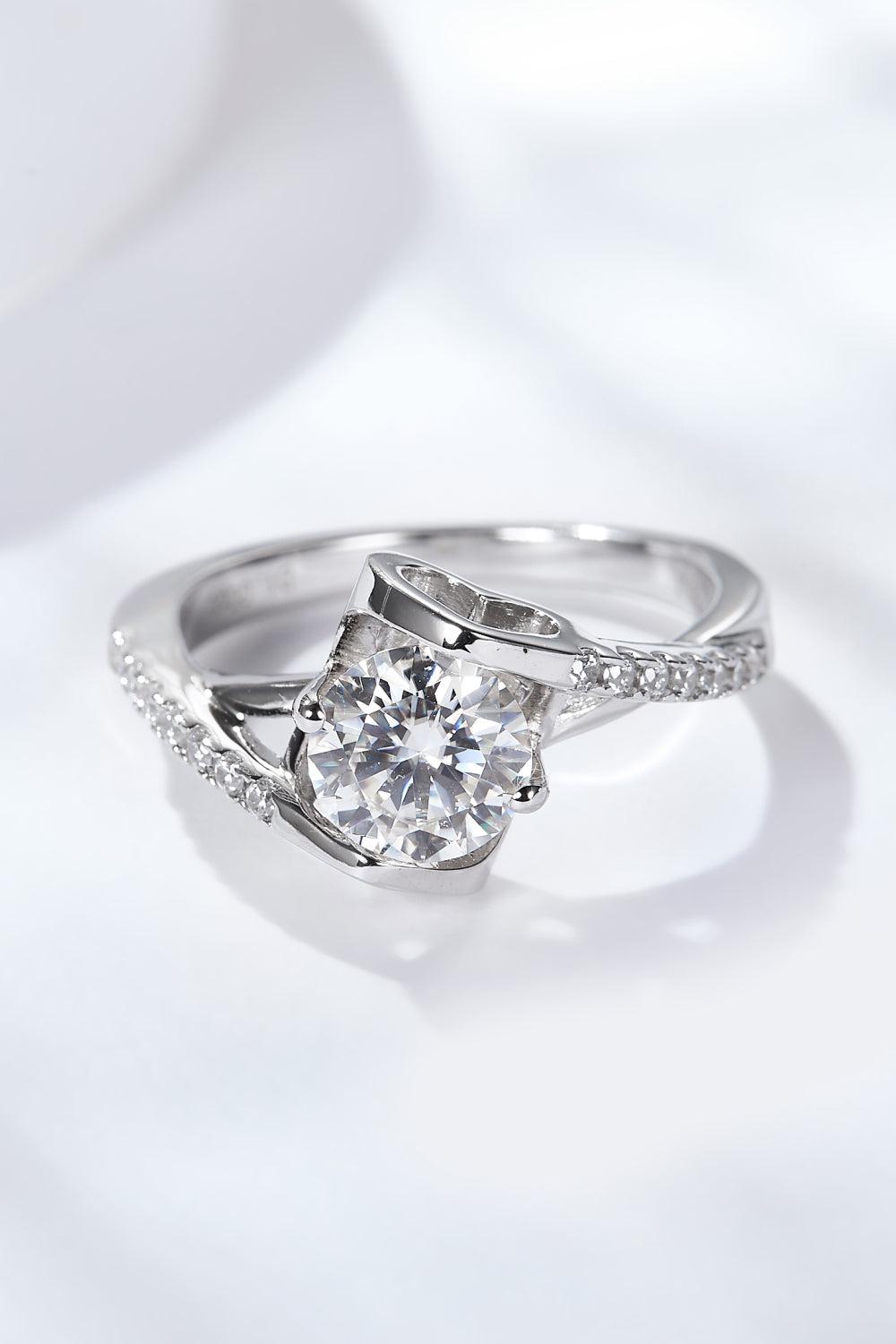 Limitless Love Platinum-Plated Moissanite Ring BLUE ZONE PLANET