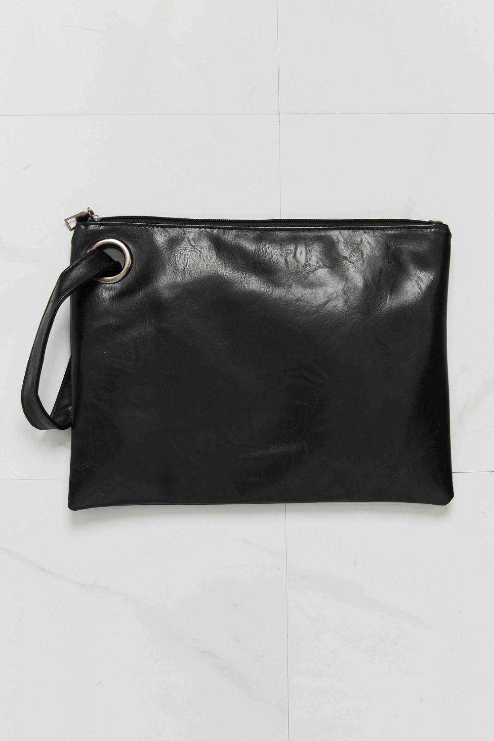 Looking At You PU Leather Wristlet BLUE ZONE PLANET