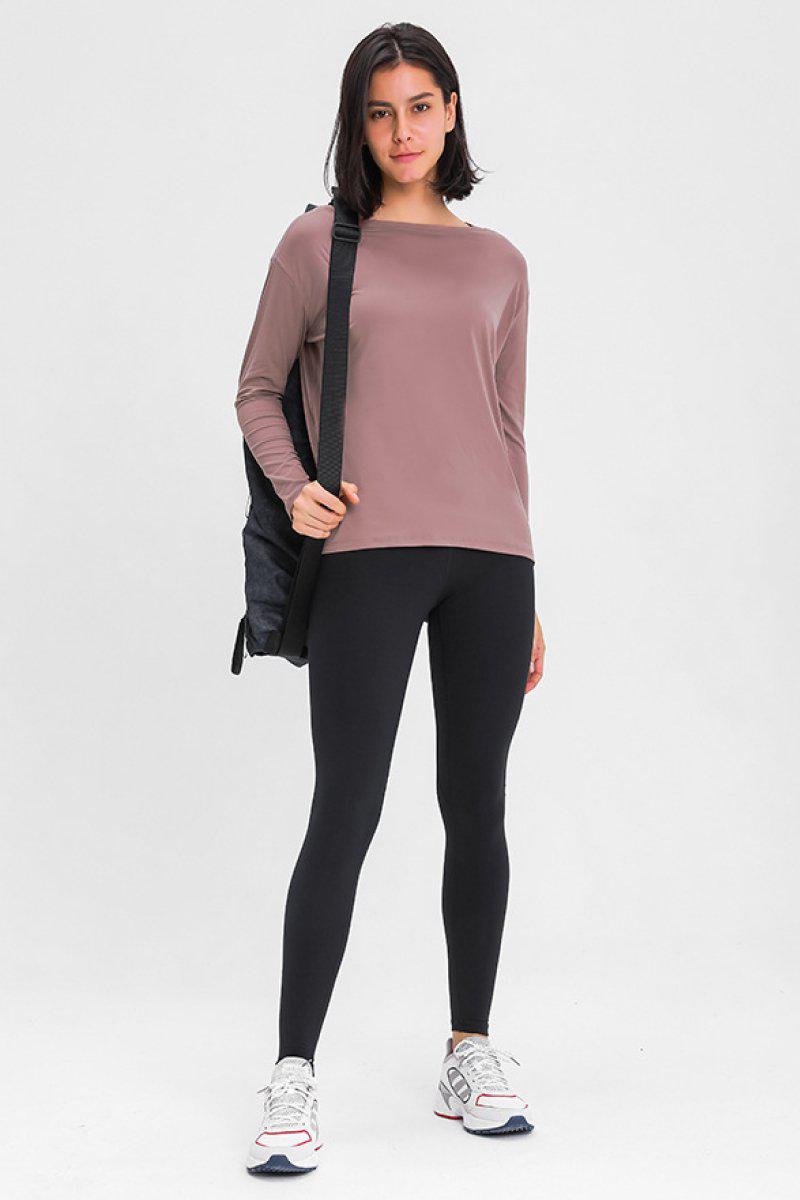 Loose Fit Active Top BLUE ZONE PLANET