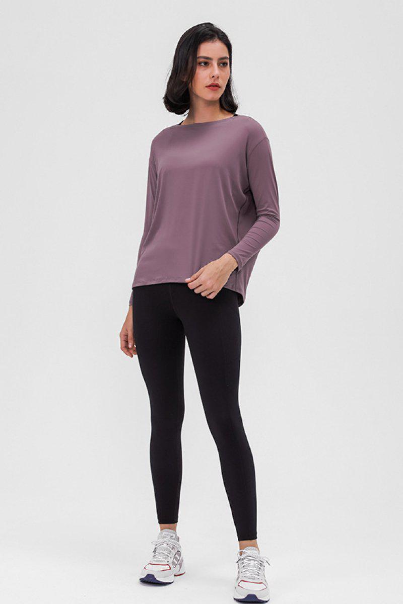 Loose Fit Active Top BLUE ZONE PLANET