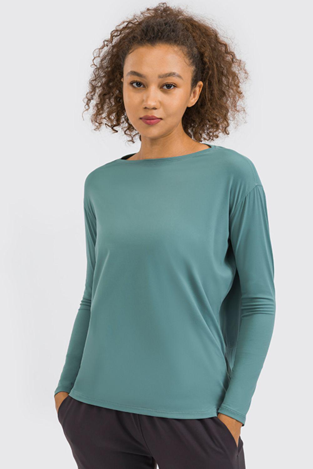 Loose Fit Active Top BLUE ZONE PLANET