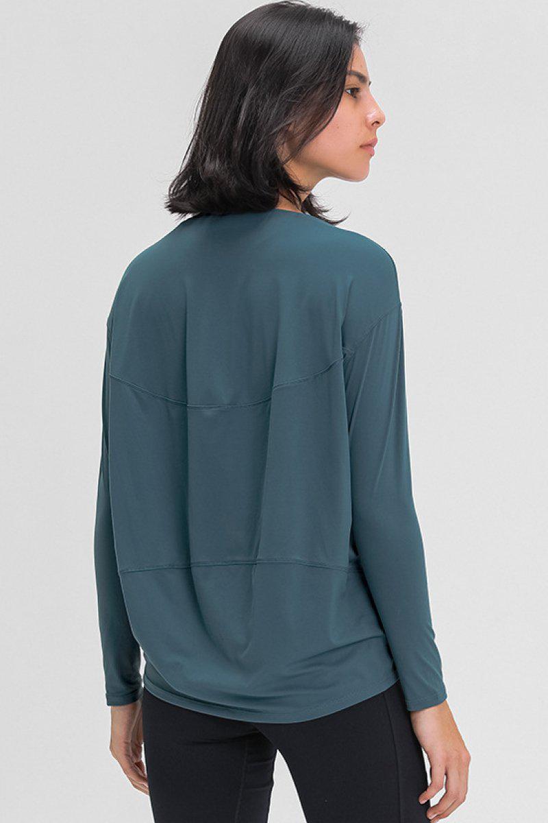 Loose Fit Active Top BLUE ZONE PLANET