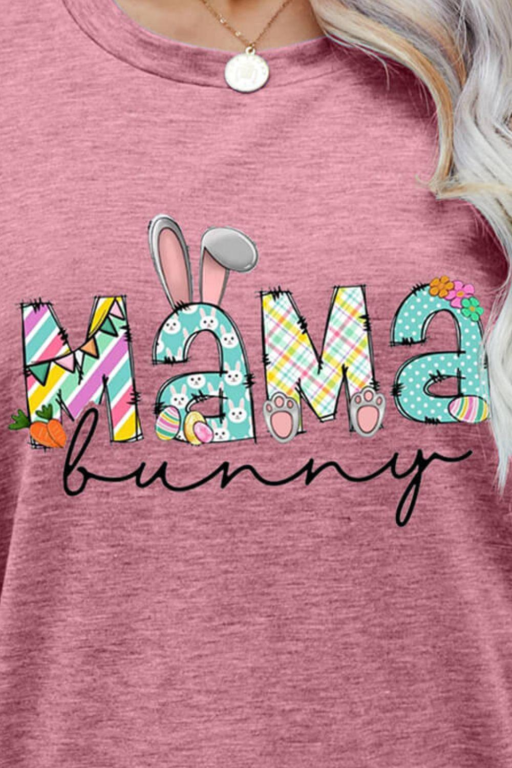 MAMA BUNNY Easter Graphic Tee BLUE ZONE PLANET