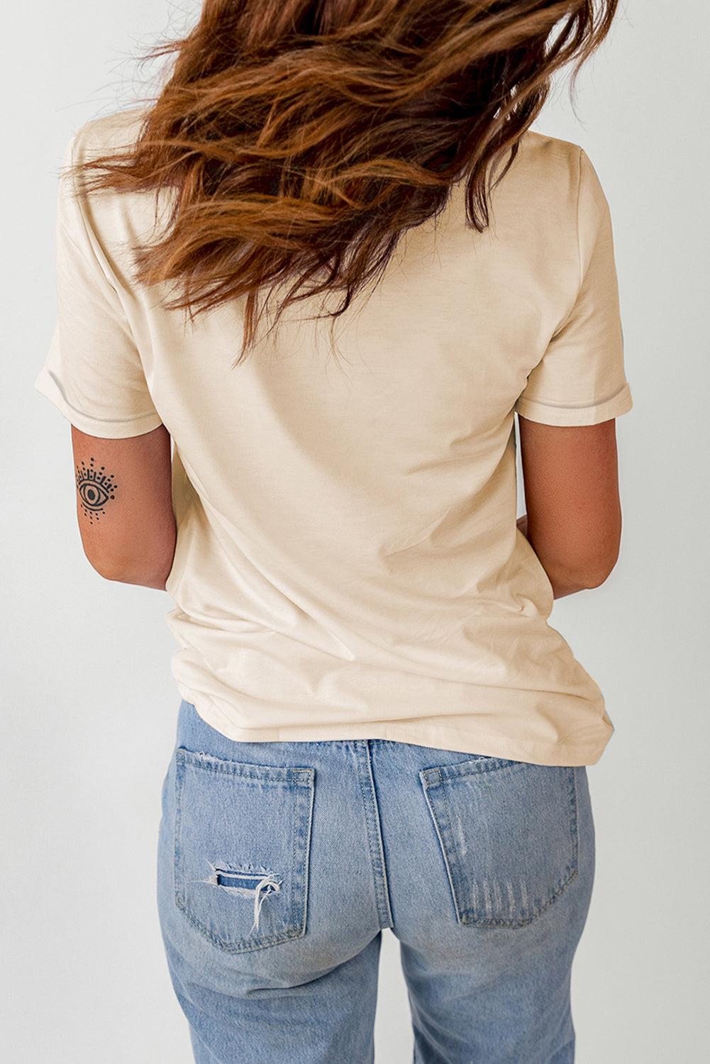 MOM Floral Graphic T-Shirt BLUE ZONE PLANET