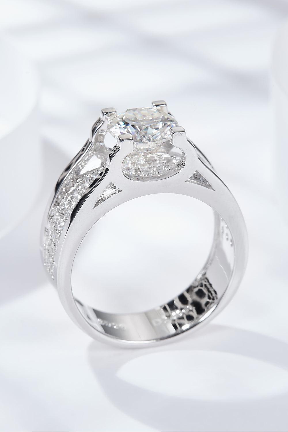 Made To Shine 1 Carat Moissanite Ring BLUE ZONE PLANET