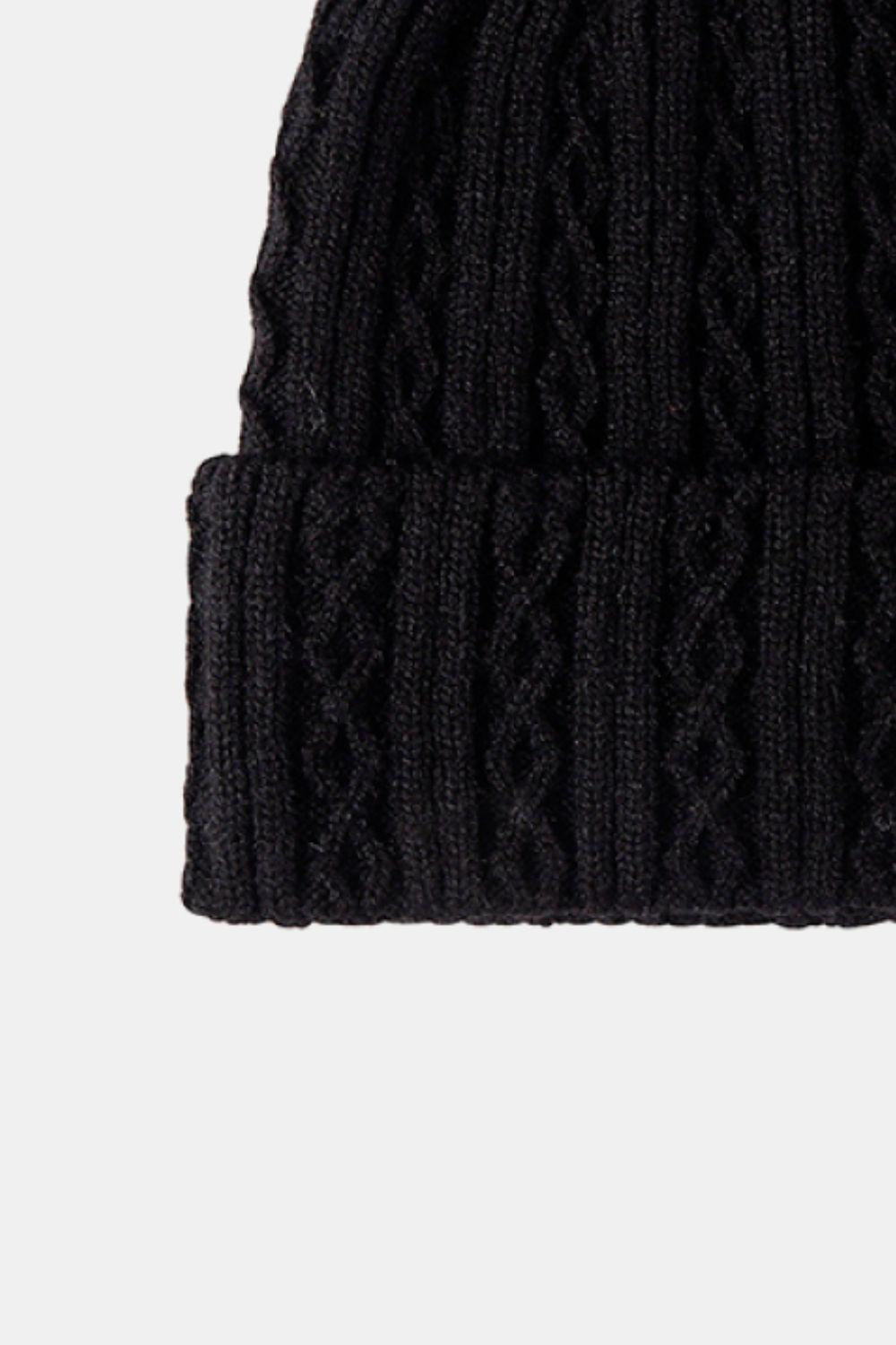 Mixed Knit Cuff Beanie BLUE ZONE PLANET