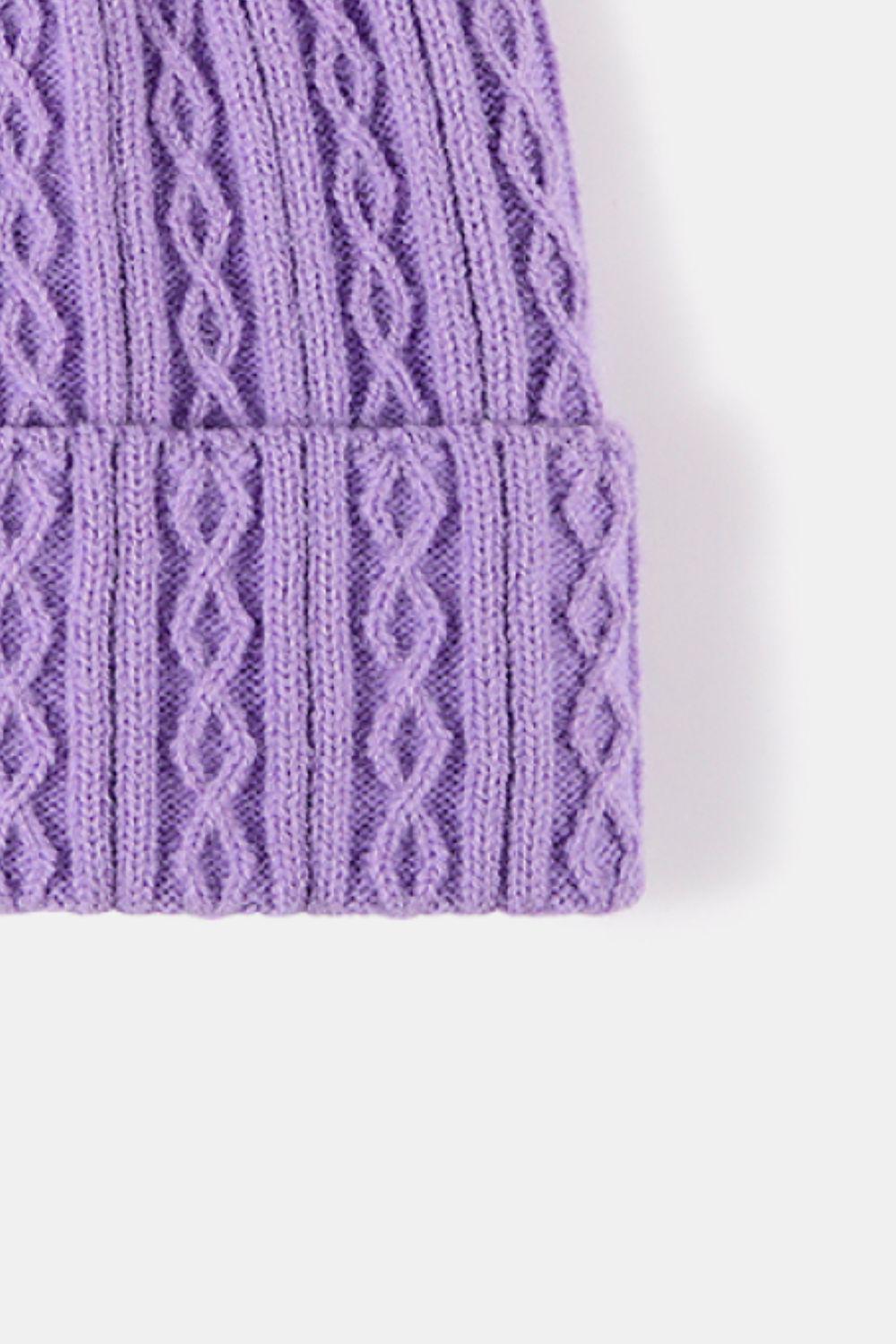 Mixed Knit Cuff Beanie BLUE ZONE PLANET