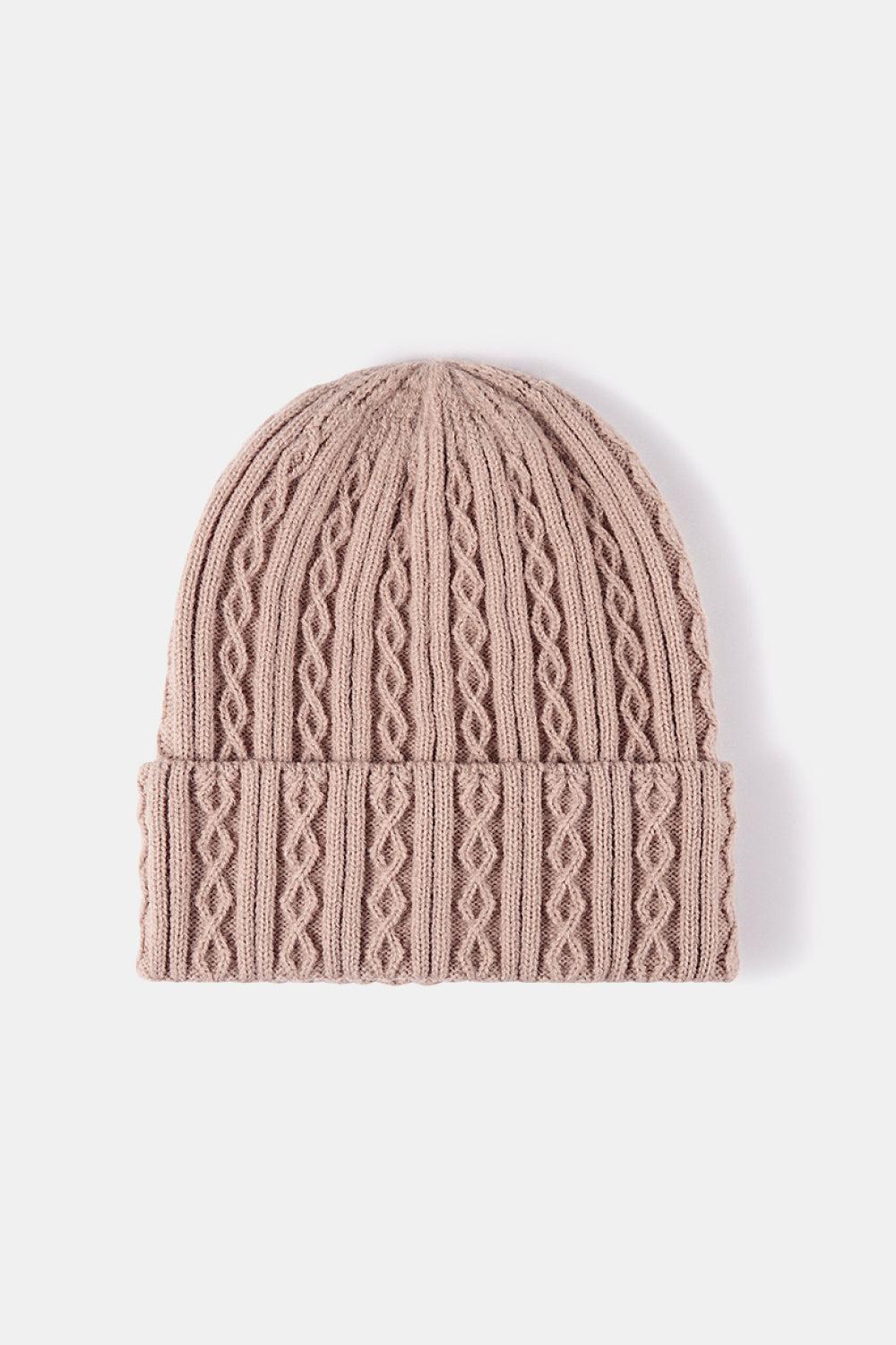 Mixed Knit Cuff Beanie BLUE ZONE PLANET