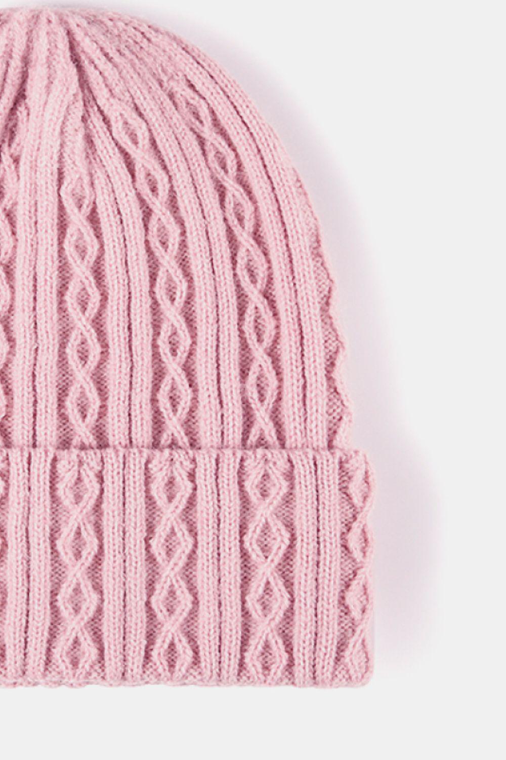 Mixed Knit Cuff Beanie BLUE ZONE PLANET