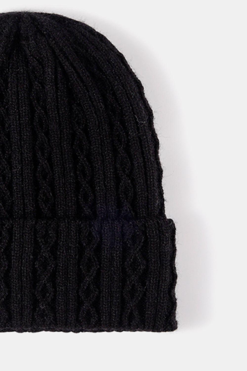 Mixed Knit Cuff Beanie BLUE ZONE PLANET