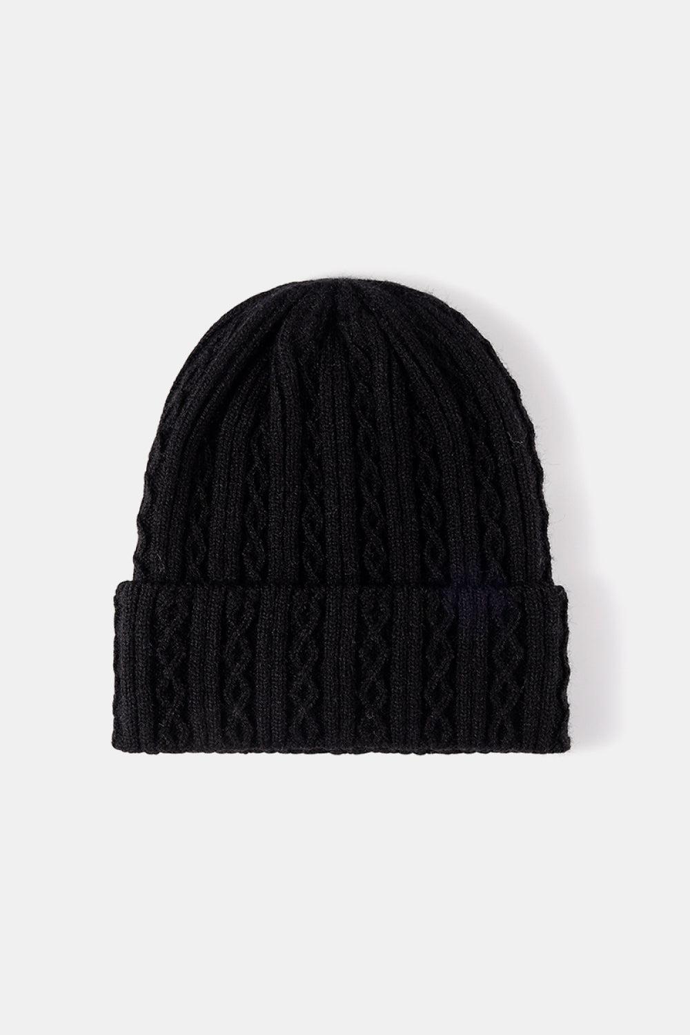 Mixed Knit Cuff Beanie BLUE ZONE PLANET