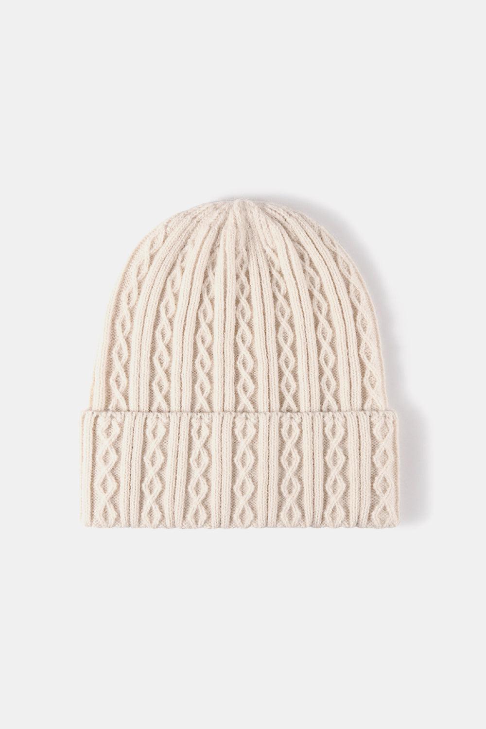 Mixed Knit Cuff Beanie BLUE ZONE PLANET