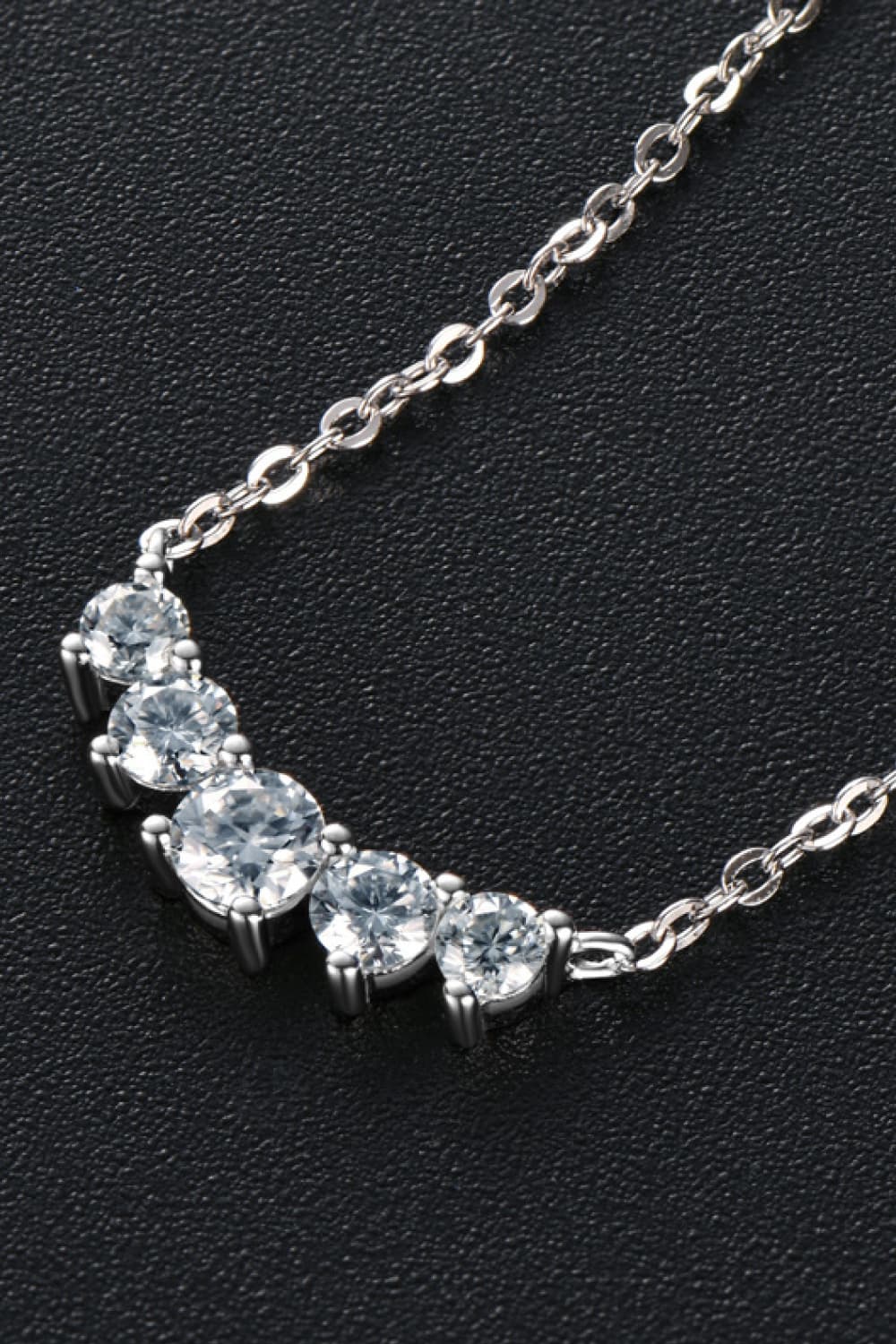 Moissanite Pendant Necklace BLUE ZONE PLANET