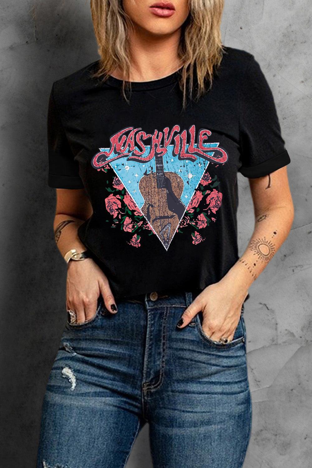 NASHVILLE Graphic T-Shirt BLUE ZONE PLANET