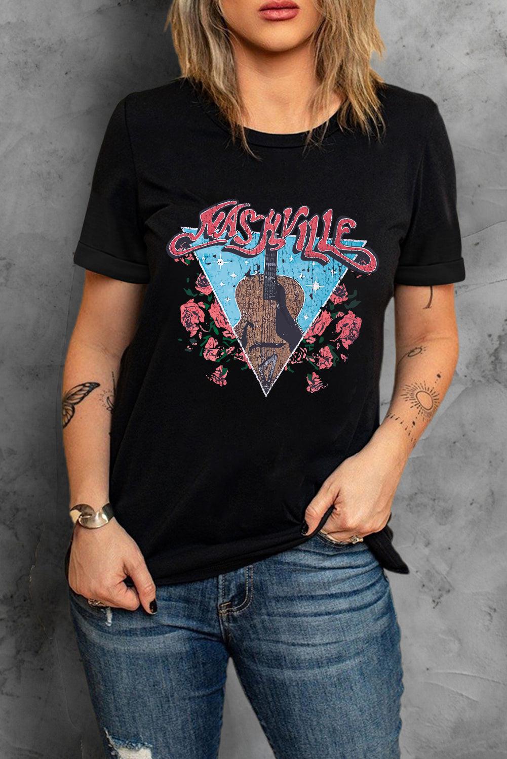 NASHVILLE Graphic T-Shirt BLUE ZONE PLANET