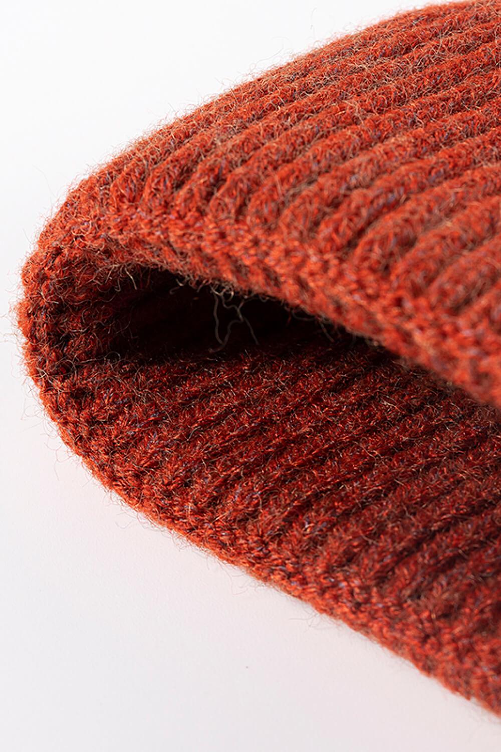 NEWYORK Patch Rib-Knit Cuffed Beanie BLUE ZONE PLANET