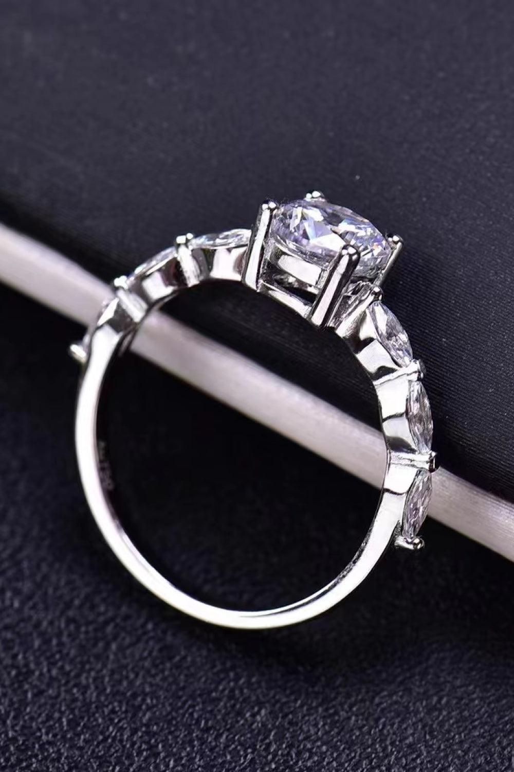 Now I See 1 Carat Moissanite Ring BLUE ZONE PLANET