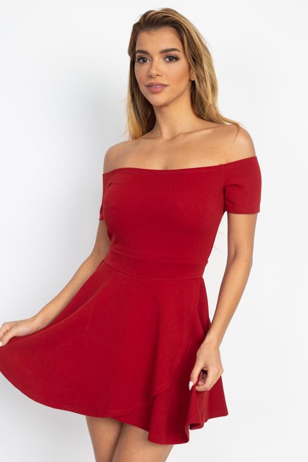 Off Shoulder Romper