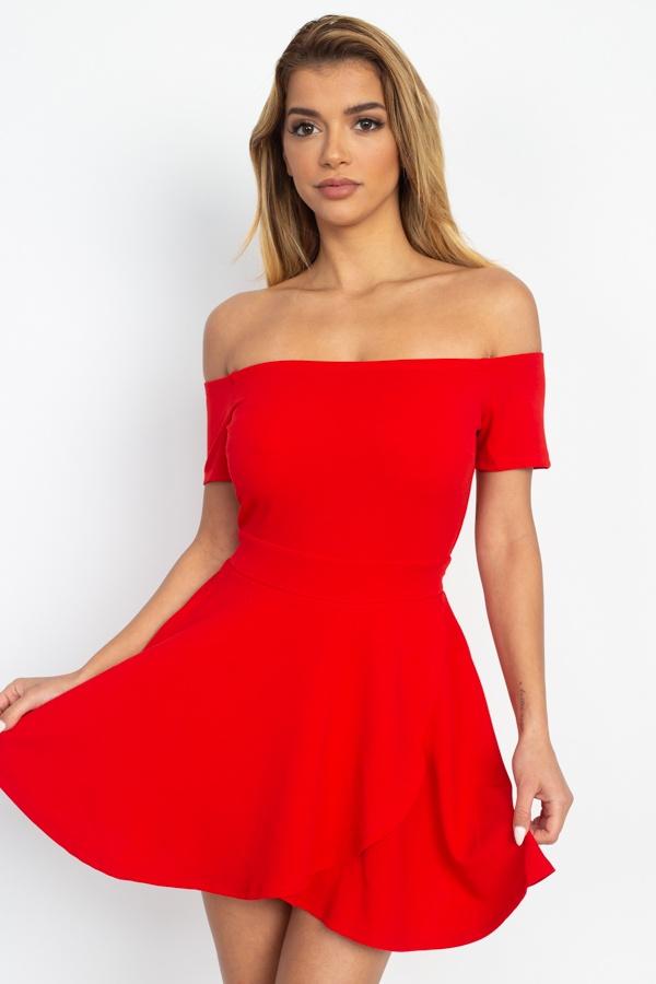Off Shoulder Romper