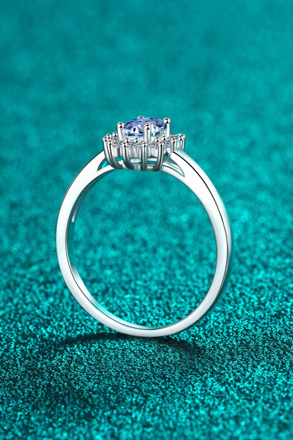 On My Own Moissanite Ring BLUE ZONE PLANET