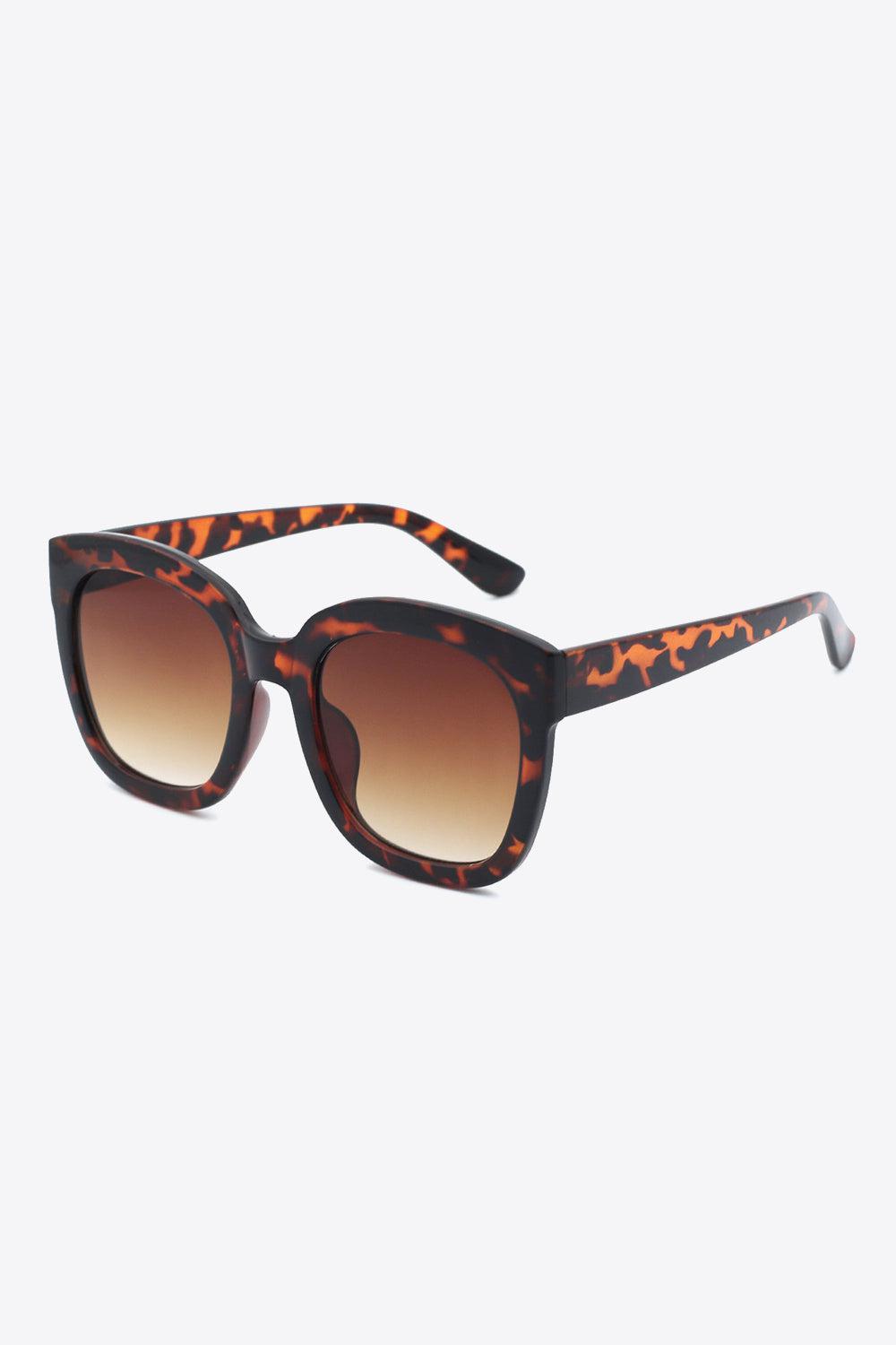 Polycarbonate Frame Square Sunglasses BLUE ZONE PLANET