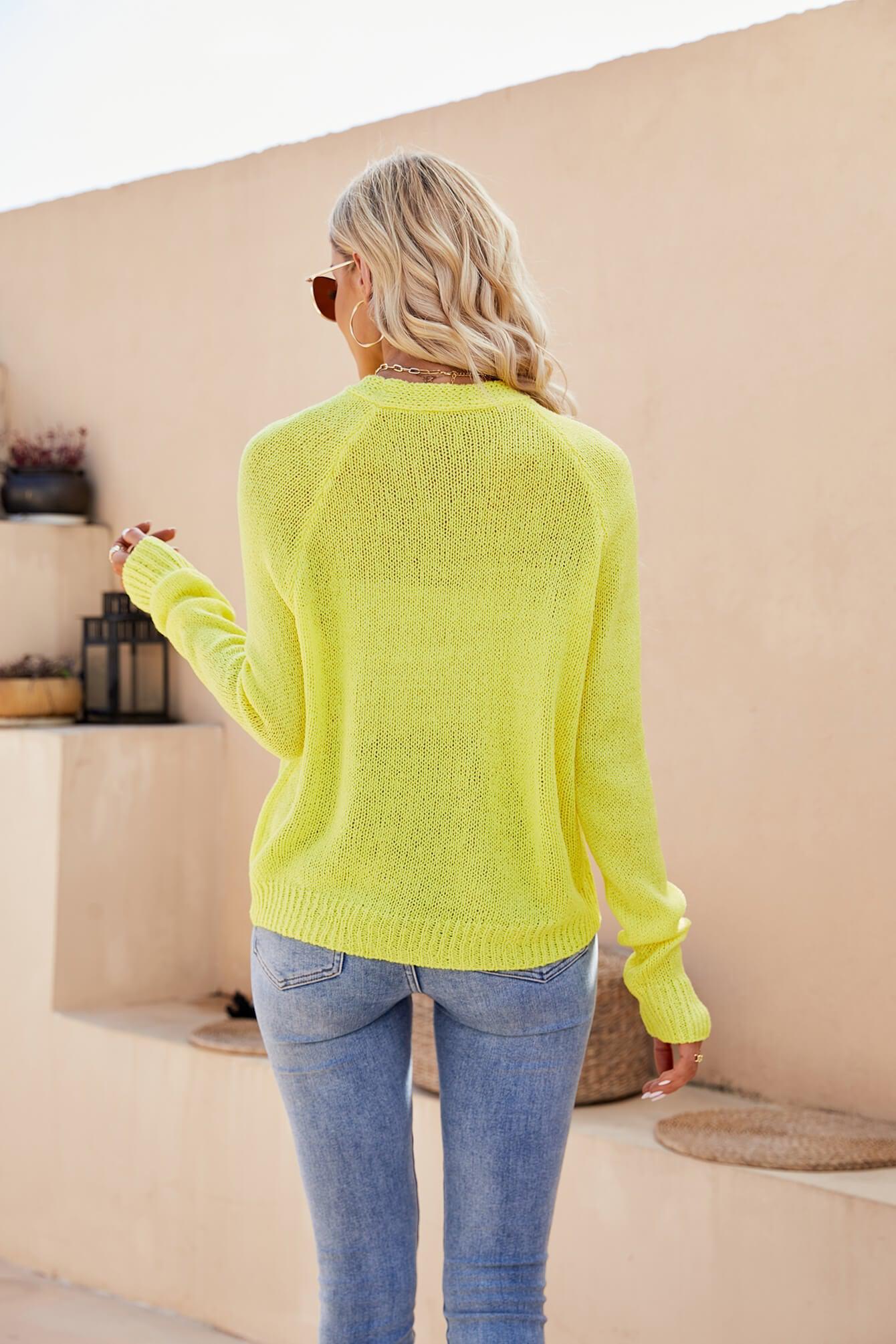 Raglan Sleeve Button Front Cardigan BLUE ZONE PLANET