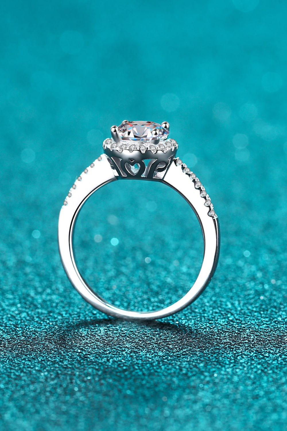 Ready To Flaunt Moissanite Ring BLUE ZONE PLANET