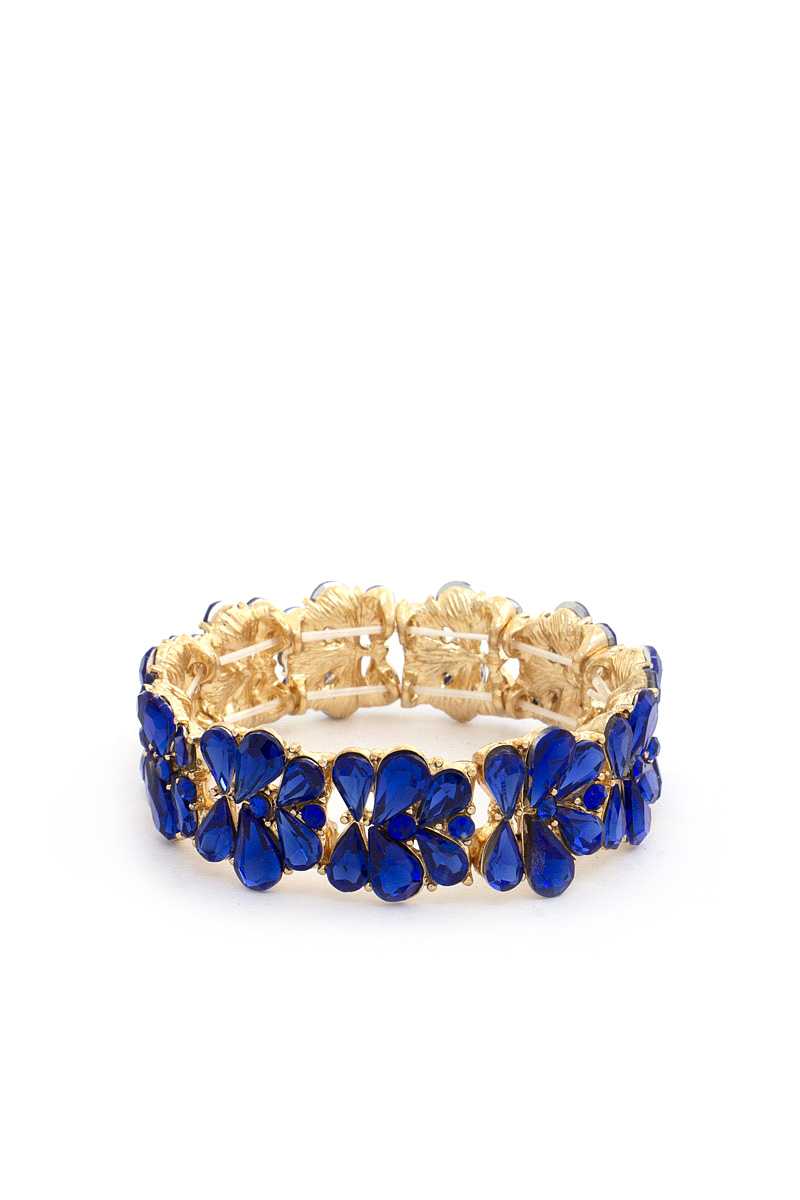 Rhinestone Bracelet Blue Zone Planet