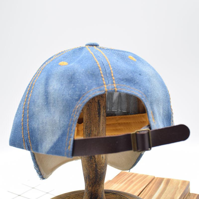 Rhinestone Cowboy Hat Female Peaked Hat Summer Street Blue Zone Planet