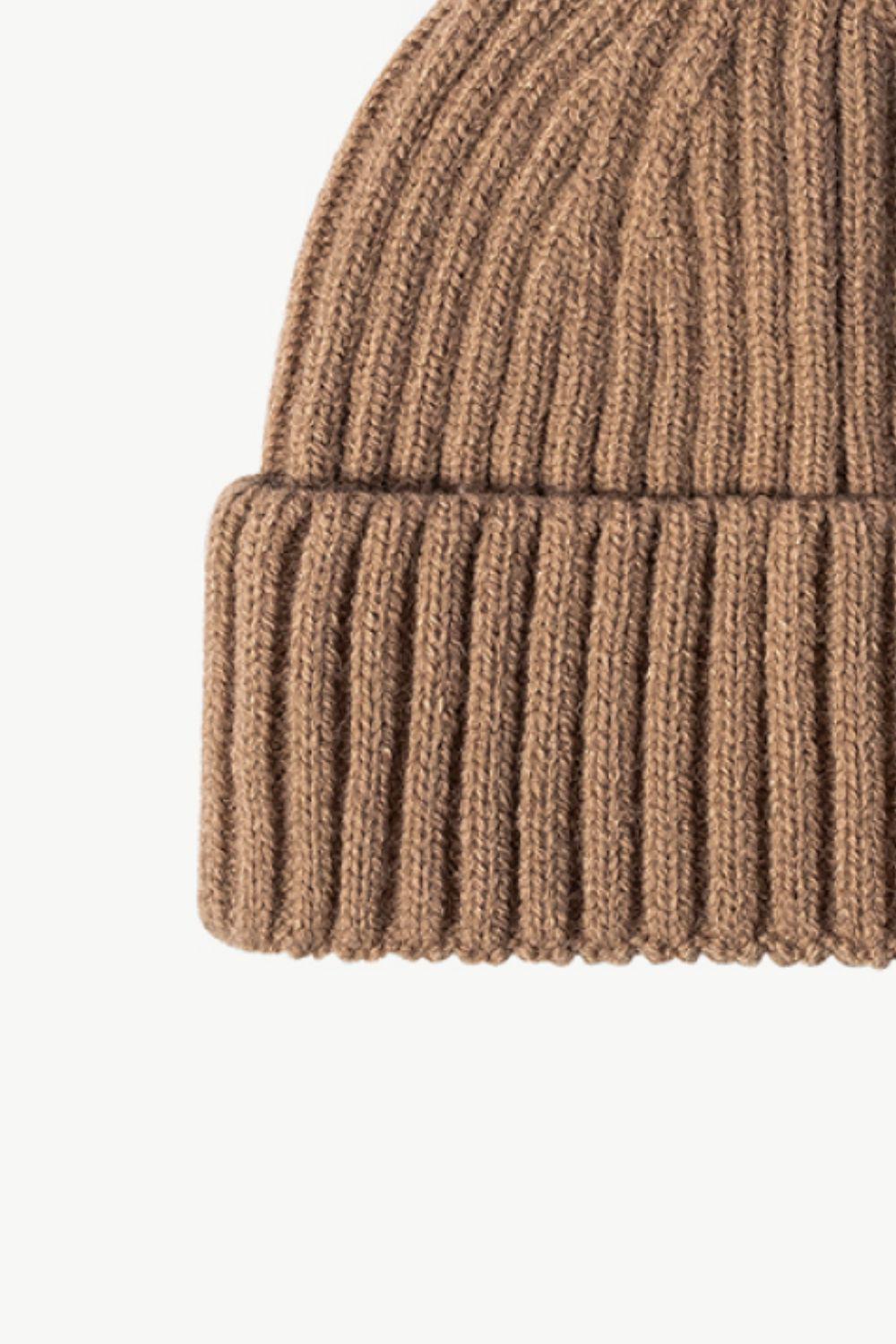 Rib-Knit Cuff Beanie BLUE ZONE PLANET