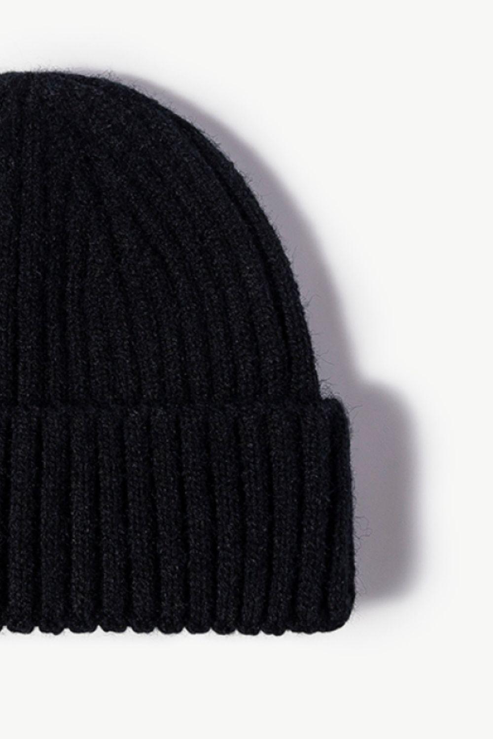 Rib-Knit Cuff Beanie BLUE ZONE PLANET