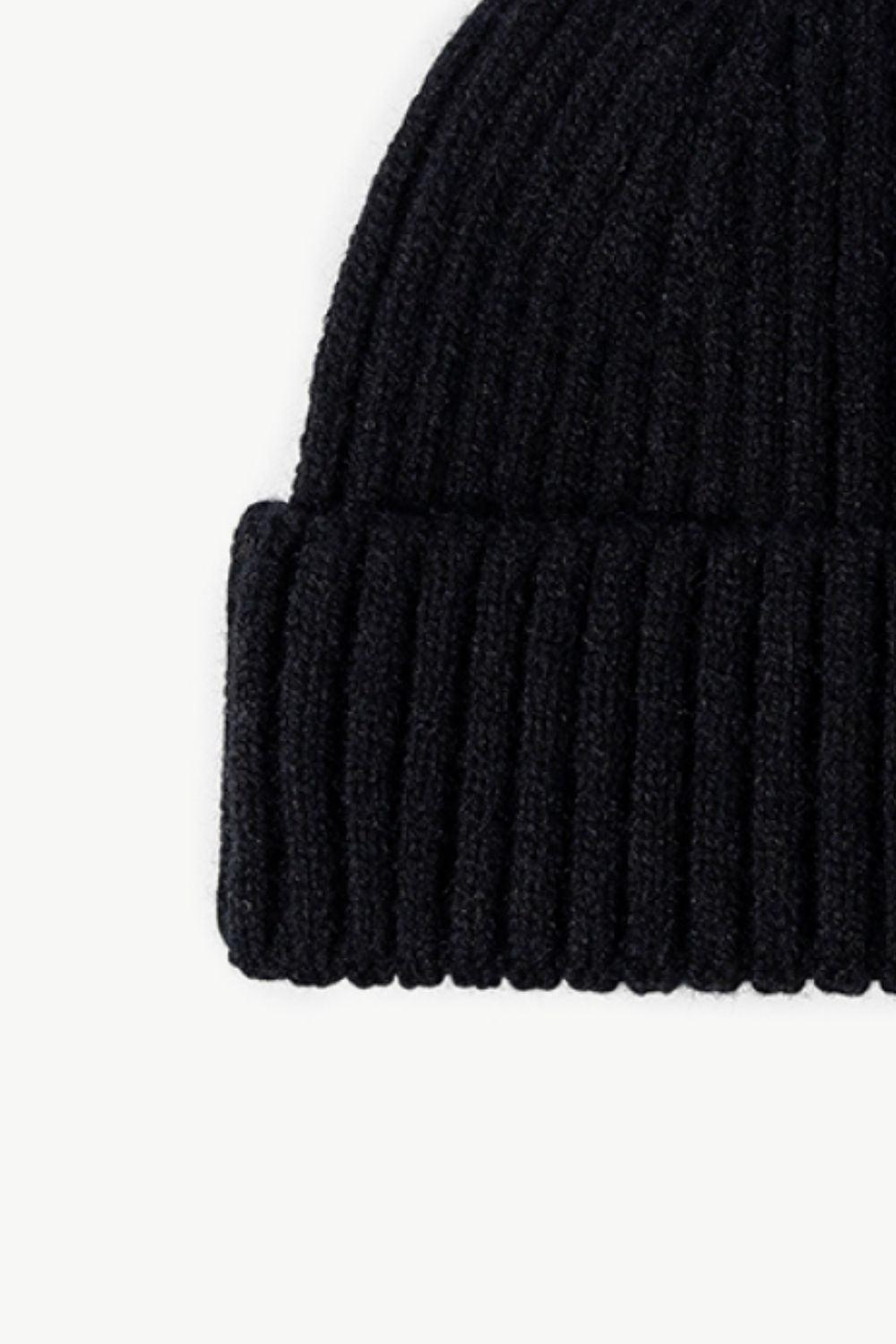 Rib-Knit Cuff Beanie BLUE ZONE PLANET