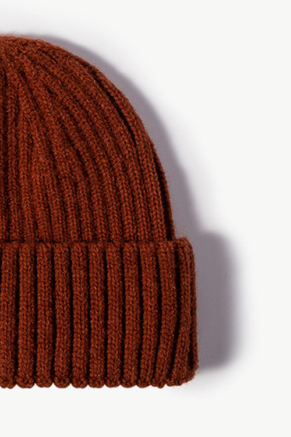 Rib-Knit Cuff Beanie BLUE ZONE PLANET
