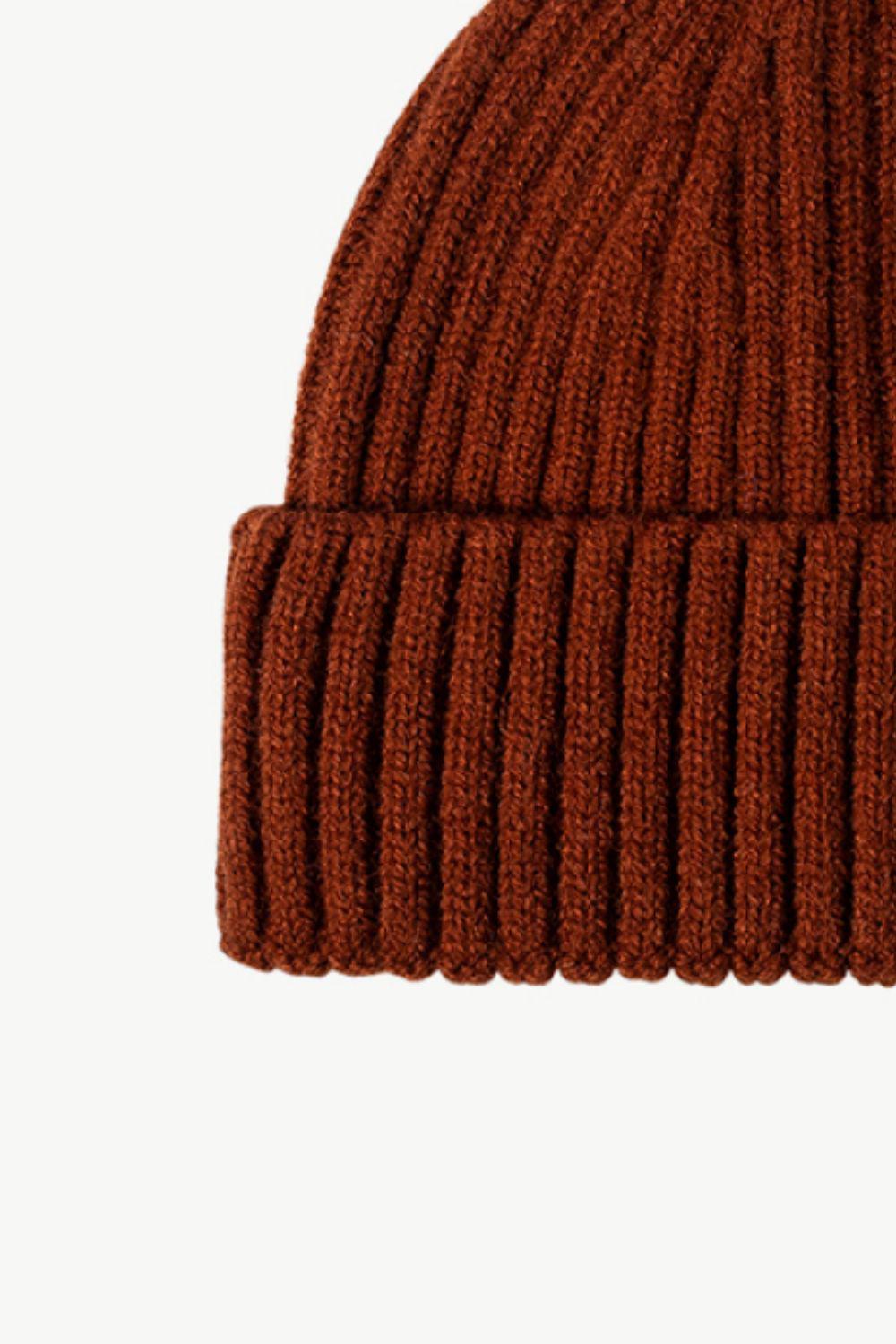 Rib-Knit Cuff Beanie BLUE ZONE PLANET