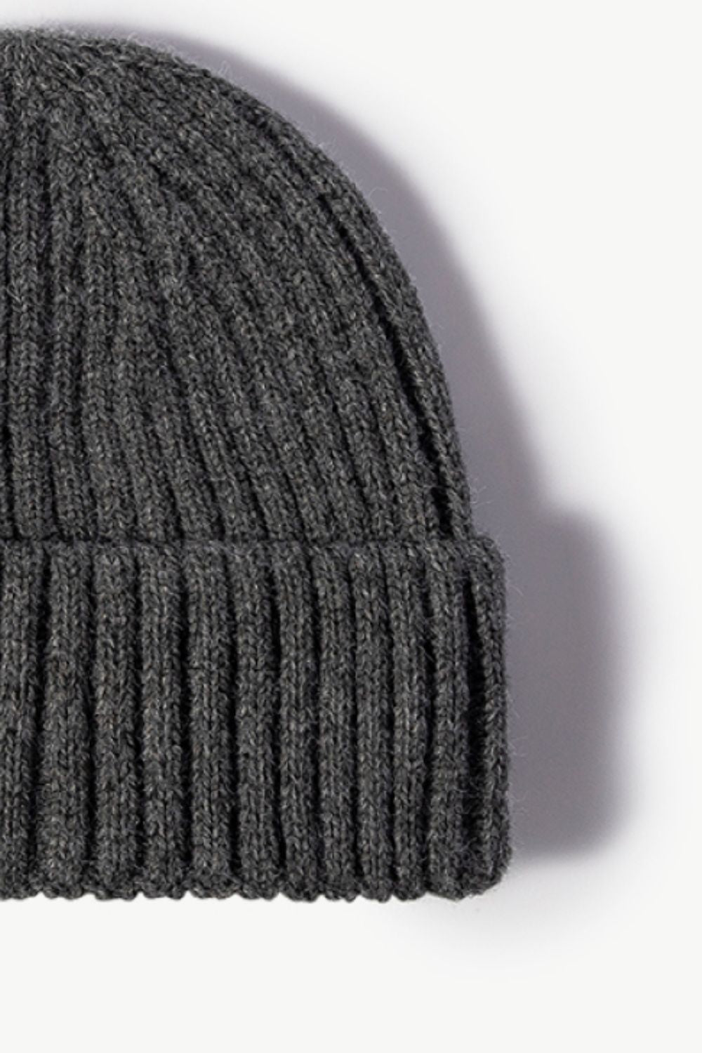 Rib-Knit Cuff Beanie BLUE ZONE PLANET