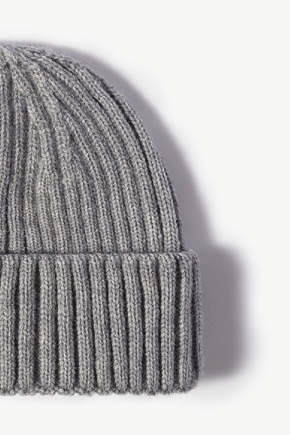 Rib-Knit Cuff Beanie BLUE ZONE PLANET