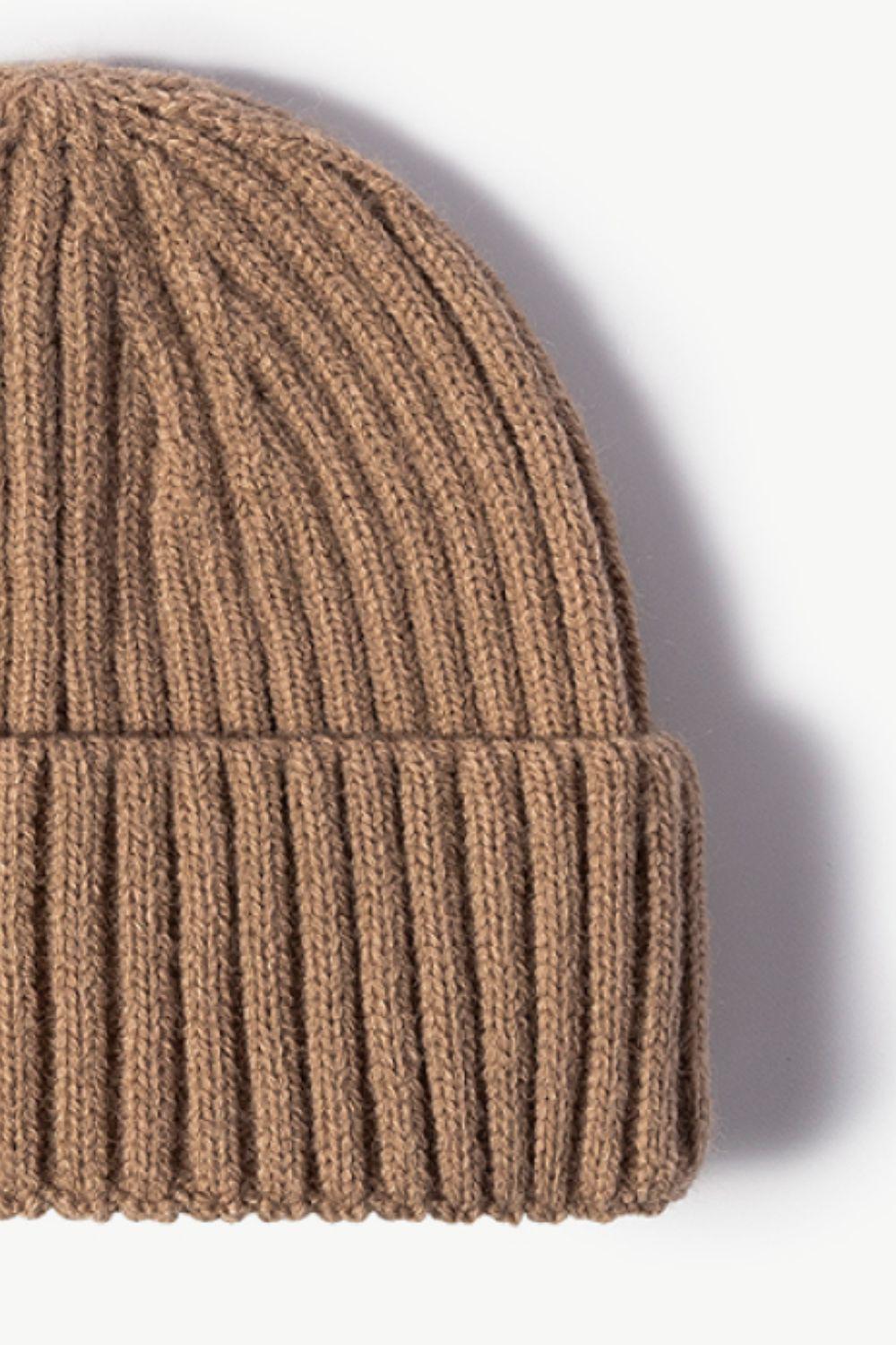 Rib-Knit Cuff Beanie BLUE ZONE PLANET