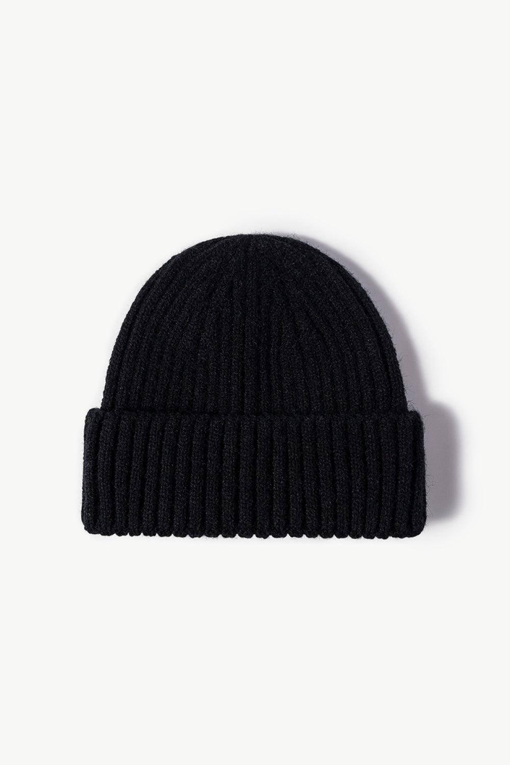 Rib-Knit Cuff Beanie BLUE ZONE PLANET