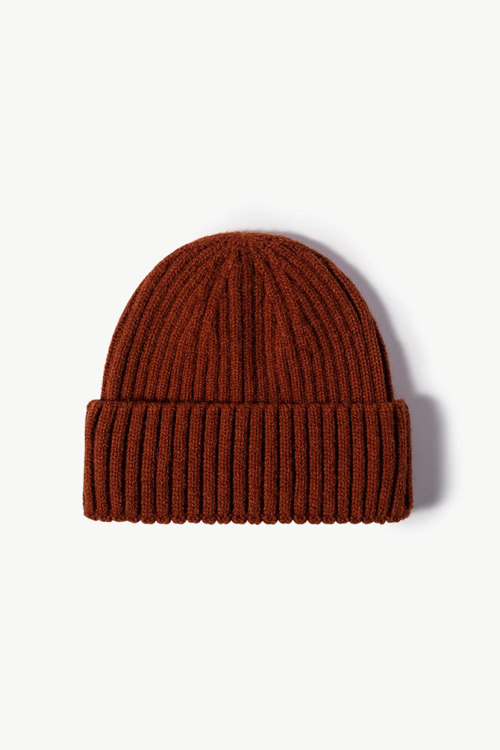 Rib-Knit Cuff Beanie BLUE ZONE PLANET