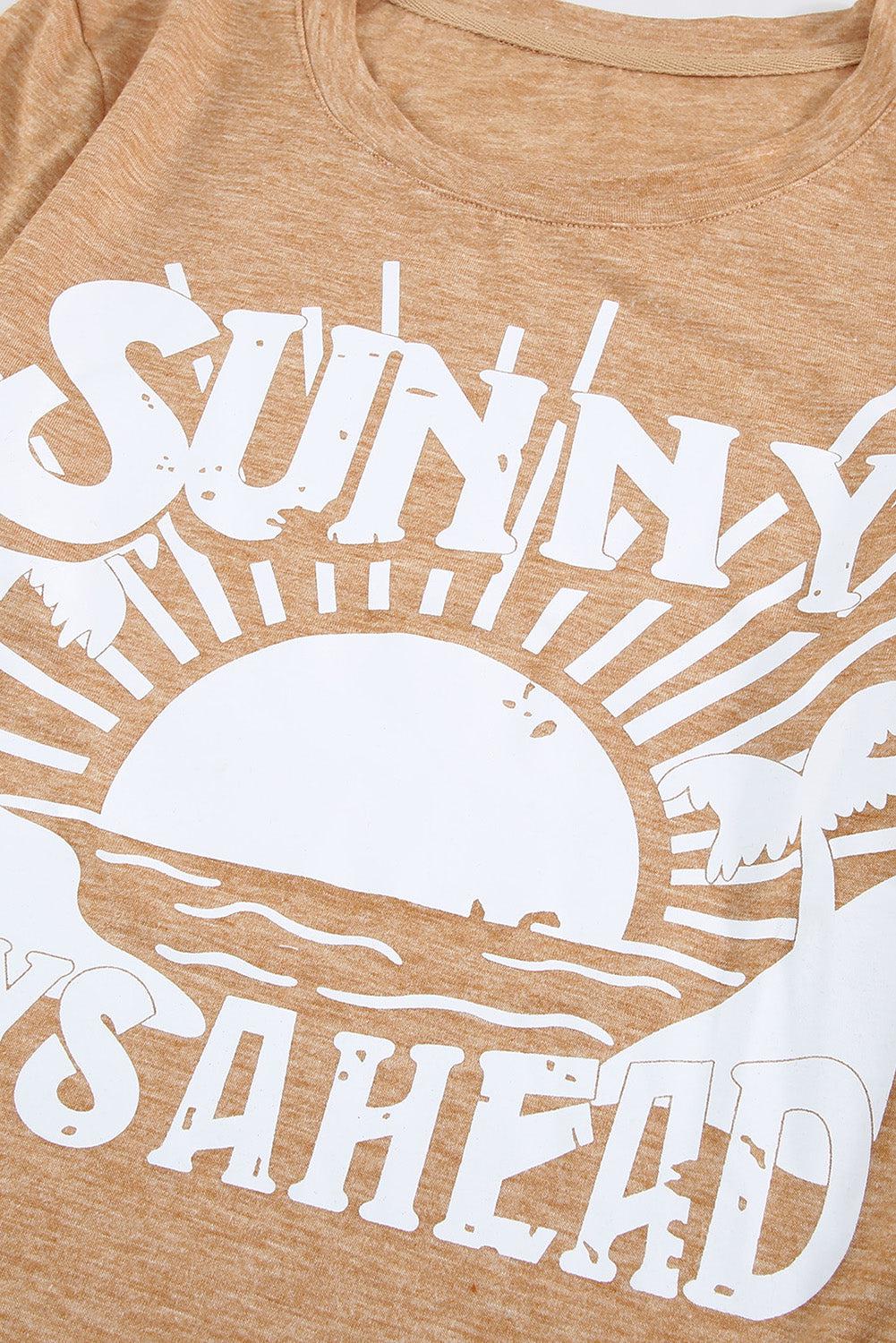 SUNNY DAYS AHEAD Tee Shirt BLUE ZONE PLANET