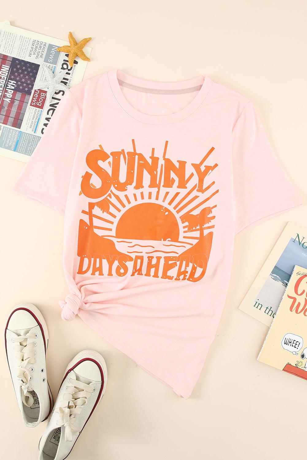 SUNNY DAYS AHEAD Tee Shirt BLUE ZONE PLANET