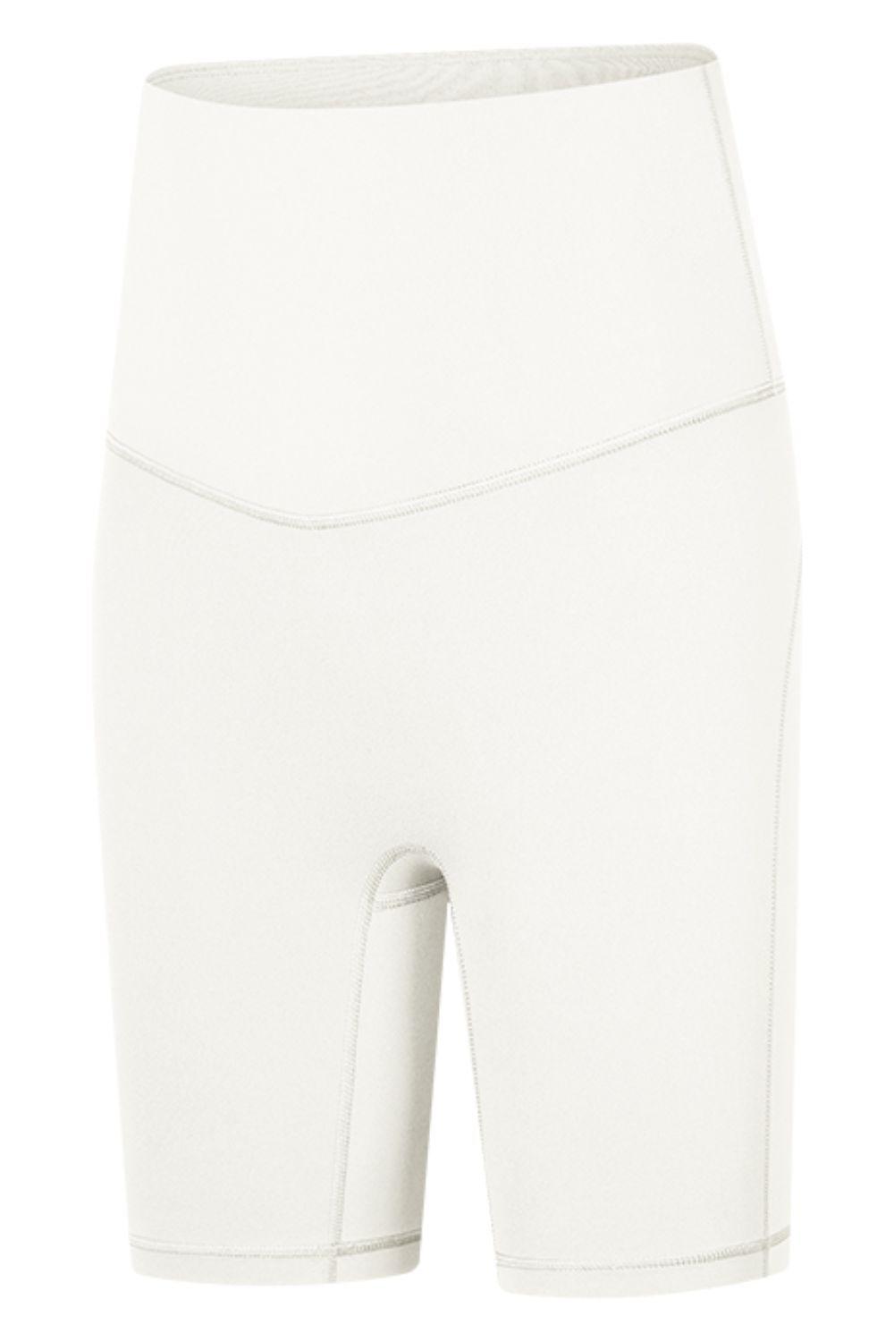 Seamless High-Rise Wide Waistband Biker Shorts BLUE ZONE PLANET