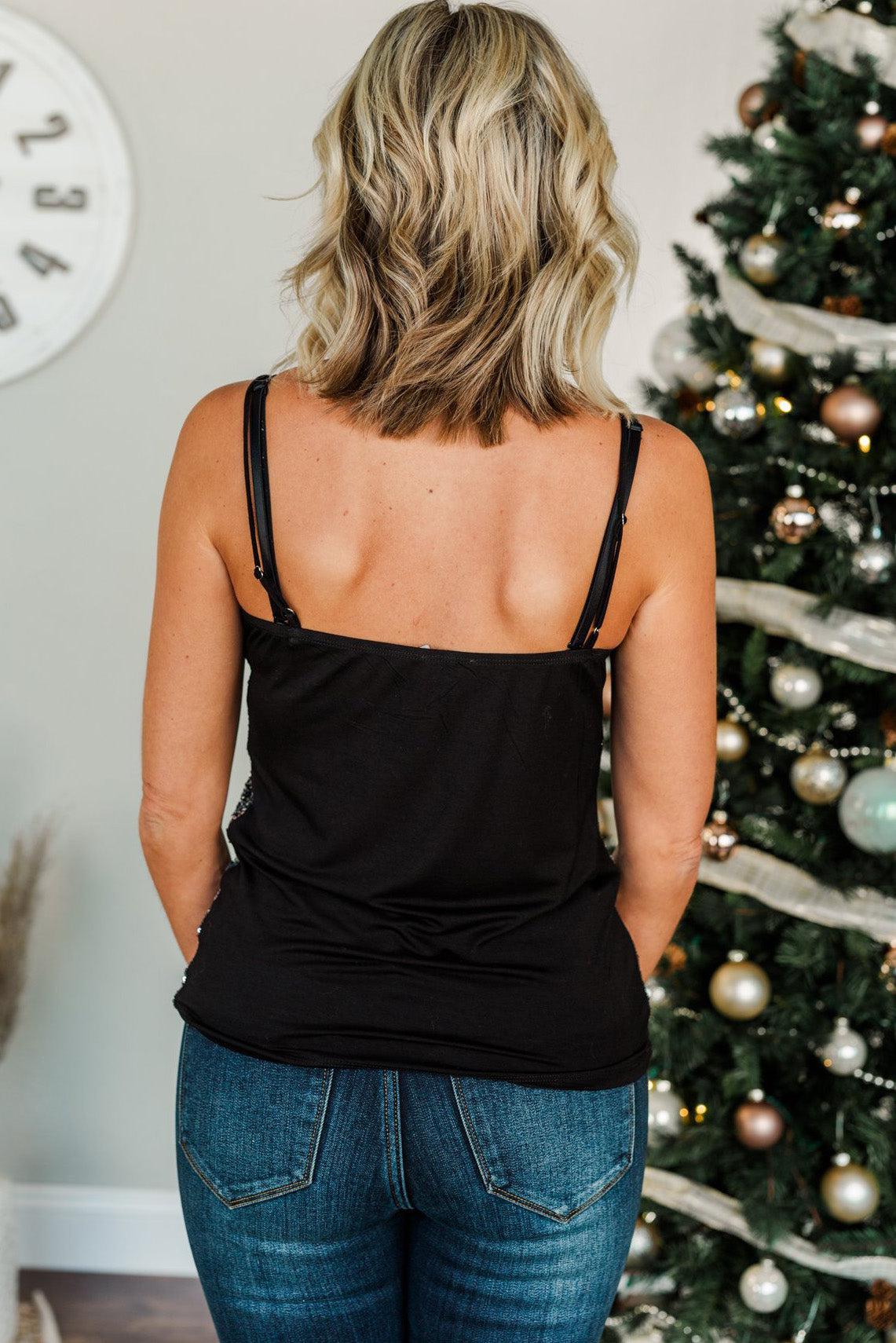 Sequin Cami Top BLUE ZONE PLANET