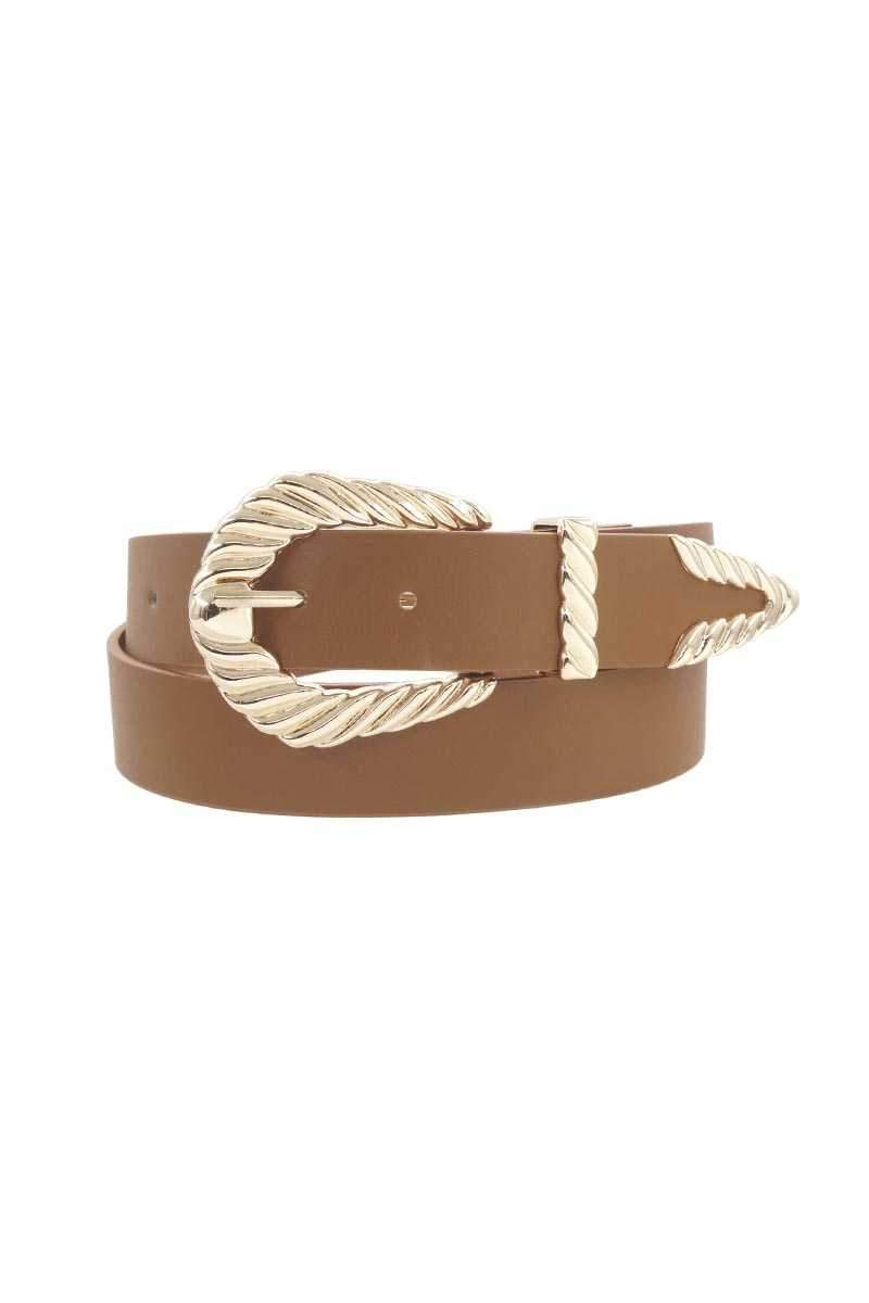 Shrimp Tectured Buckle Belt Blue Zone Planet