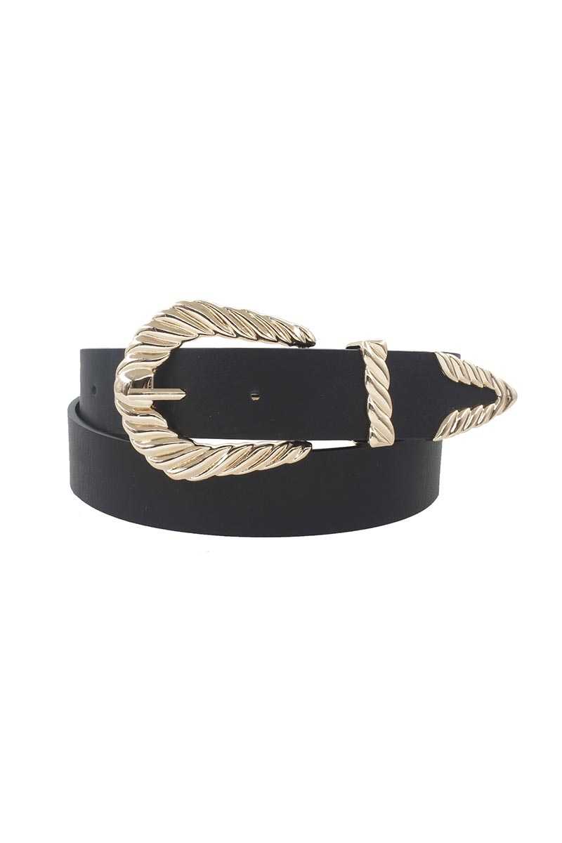 Shrimp Tectured Buckle Belt Blue Zone Planet