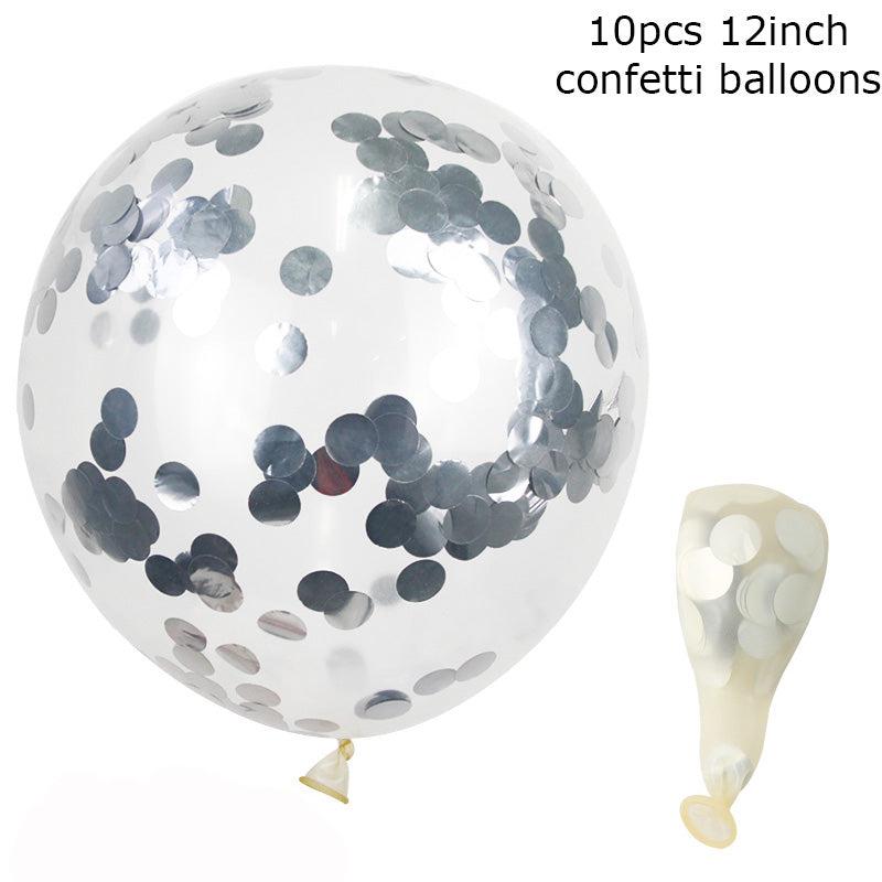 Silver Laser Disco Metal Foil Balloon Party Decoration Blue Zone Planet